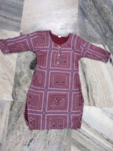 Cotton Printed Kurta Set