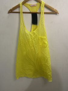 Bright Yellow Racerback Tank Top