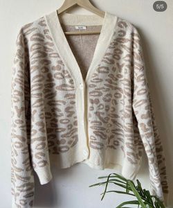 Cozy Leopard Print Cardigan
