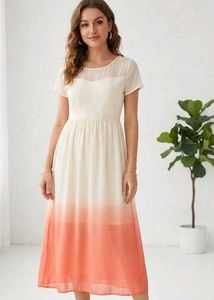 Ombre Lace Dress