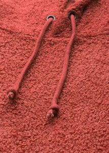 Cozy Red Hooded Sweater