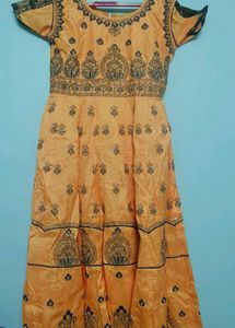 Orange Embellished Lehenga Choli
