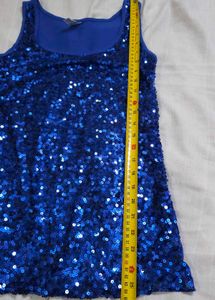 Now  Sequin Scoop-Neck Tank Top