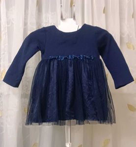 Girls Navy Blue Tutu Dress