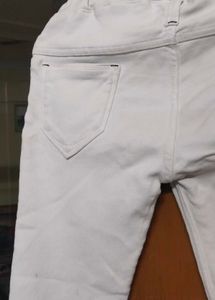 White Slim Fit Jeans