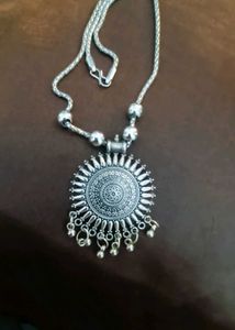Boho Silver Tone Jewelry Set