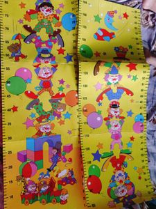 Colorful Clown Height Chart