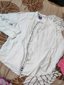 Men's Casual Band Collar Shirt