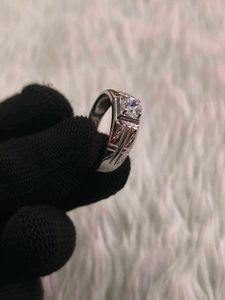 Men's Diamond Statement Ring 925 silver
