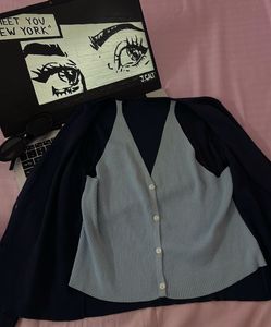 Navy Blue Cardigan