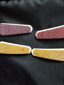 Glitter hair clips