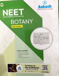 Aakash NEET Botany Study Package (Set of 4 Books)