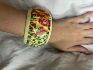 Vibrant Floral Bangle