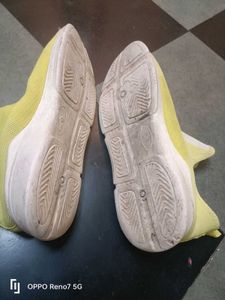 Yellow Slip-On Sneakers