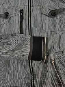 Stylish Striped Hooded Jacket