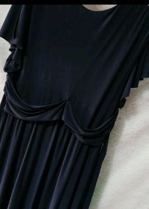 Elegant Navy Blue Maxi Dress 44.46.48