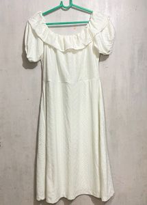 White Off-Shoulder Dress