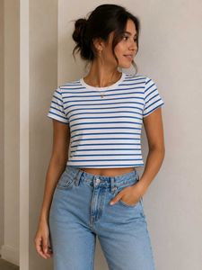 Classic Blue Striped T-Shirt