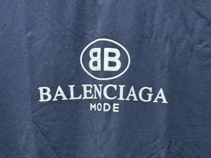 Balenciaga BB Mode Black Cotton Tshirt