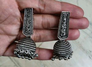 Oxidised Silver Statement Necklace