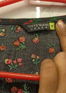 Floral Wrap Top