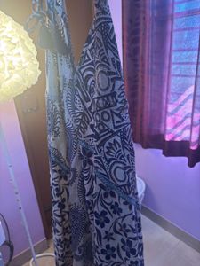 Boho Floral Maxi Dress M size