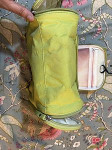 Lime Green Travel Toiletry Bag
