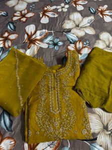 Elegant Embroidered Kurta Set