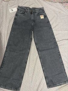 H&M Wide Leg Grey Jeans