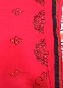 Red Soft Saree