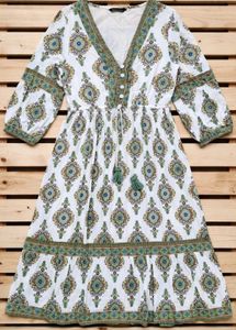 zudio Boho Print Maxi Dress