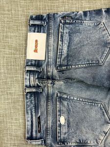 Men's Acid Wash Denim Jeans