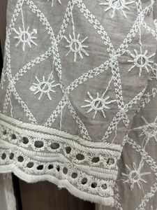 100%cotton branded chikan work suit