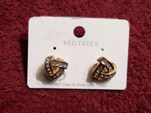 Red Trees Earrings