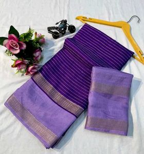 Elegant Purple &amp; Lavender Saree