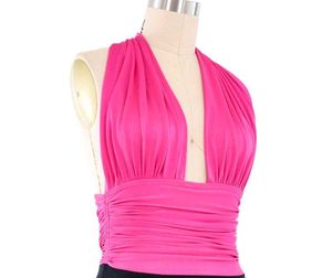 Chic Halter Neck Ruched Top💗🍠🌷🦄🦑🍧🏩🧶