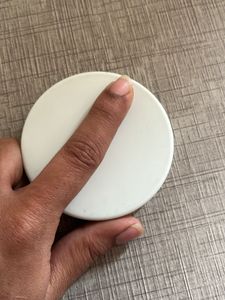 Set of White Round Storage Containers