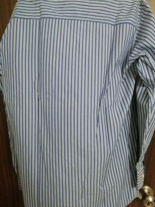 LIGHT BLUE AND WHITE LINING SHIRT 👚