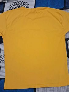 Yellow "Vacation" Graphic T-Shirt