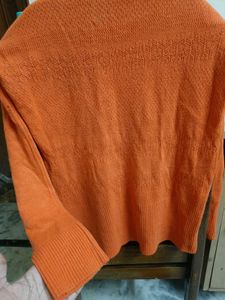 Orange Knit Sweater
