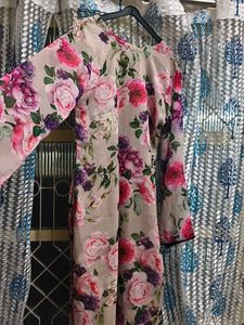 Vibrant Floral Print Blouse