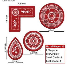 Warli Art Print DIY Rangoli decoration