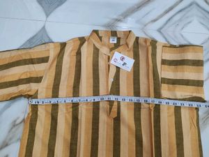 Men's Striped Kurta