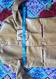 Velvet sherwani for kids