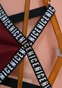Stylish Maroon Cross Neck Halter Top