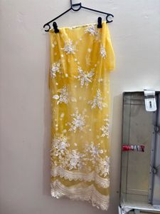 Elegant Yellow Embroidered Kurta Set