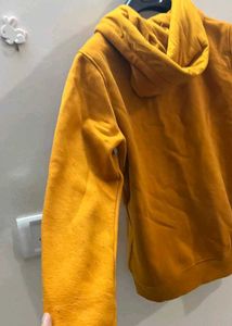Cozy Mustard Yellow Zip-Up Hoodie