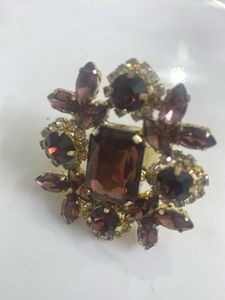 Vintage Rhinestone Cocktail Ring