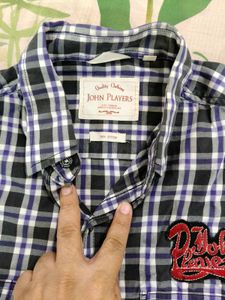 Men's Plaid Button-Up Shirt