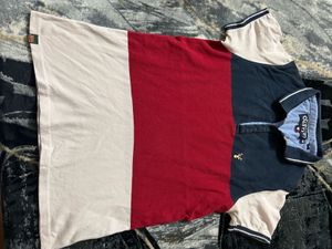 Color Block Polo Shirt